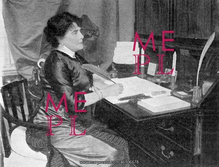 : Mrs George Cornwallis-West at work on pageant : Mrs George Cornwallis-West at work on pageant