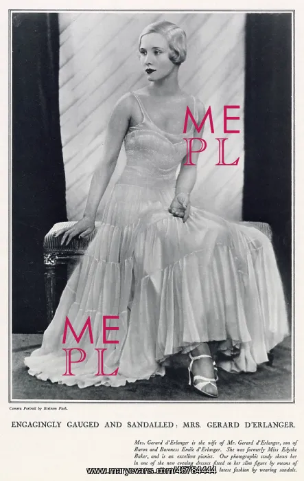 : Mrs Gerard D'Erlanger (Edyth Baker) : Mrs Gerard D'Erlanger (Edyth Baker)