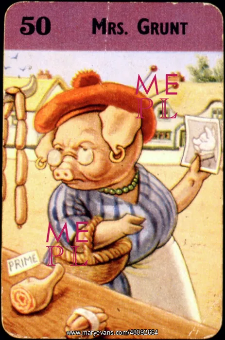  : Mrs Grunt at the butcher's shop