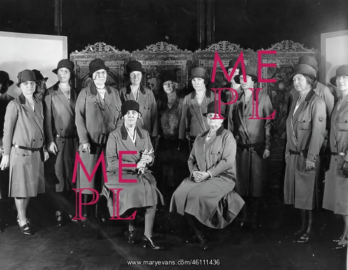 : Mrs. Herbert Hoover (seated left). Honorary President of Gir : Mrs. Herbert Hoover (seated left). Honorary President of Gir