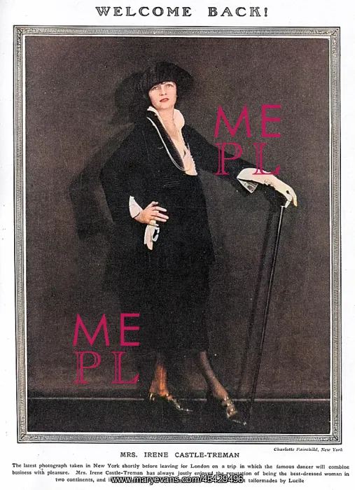 : Mrs Irene Castle : Mrs Irene Castle