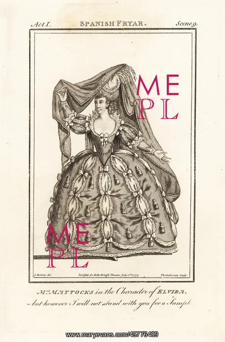 : Mrs Isabella Mattocks in the character of Elvira : Mrs Isabella Mattocks in the character of Elvira