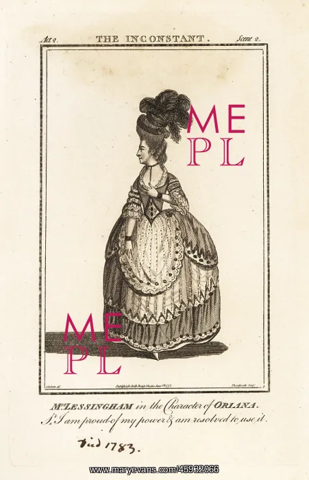 : Mrs Jane Lessingham in the character of Orlando in : Mrs Jane Lessingham in the character of Orlando in