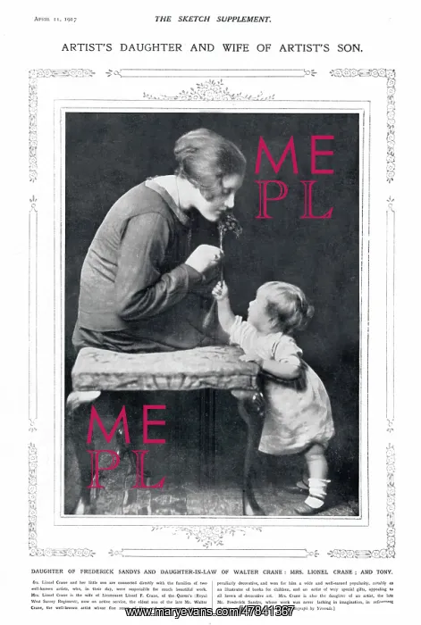 : Mrs Lionel Crane and son : Mrs Lionel Crane and son