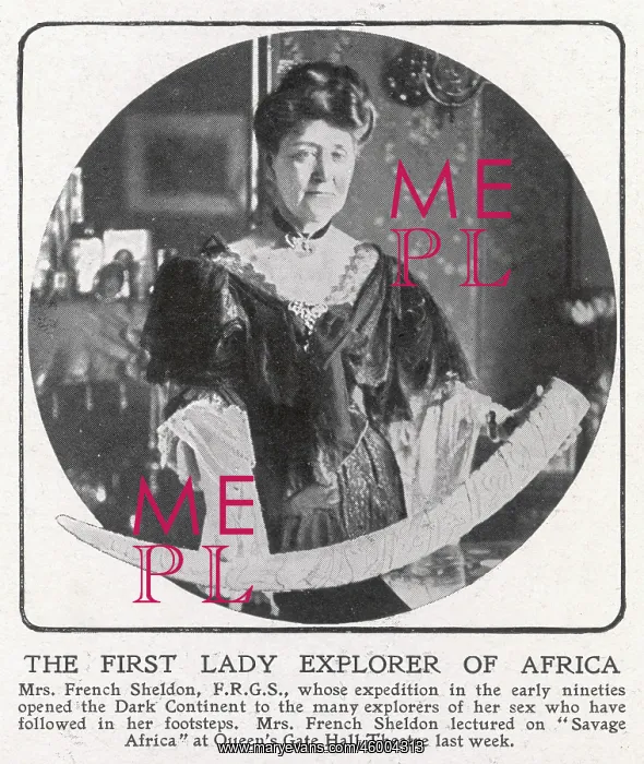 : Mrs. Mary French Sheldon : Mrs. Mary French Sheldon