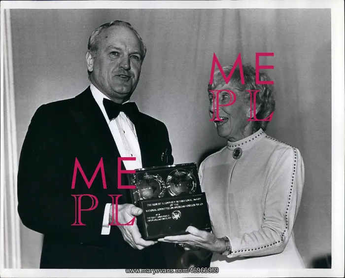 : Mrs Mildred Humphrey and Eugene Foley, award : Mrs Mildred Humphrey and Eugene Foley, award