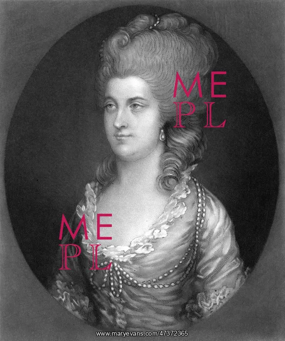: MRS MINET wife of Daniel Minet F.R.S. looking a little nervous as Gainsborough : MRS MINET wife of Daniel Minet F.R.S. looking a little nervous as Gainsborough