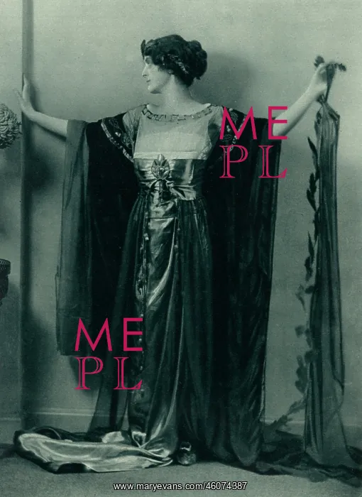 : Mrs Morrison-Bell as Oak for Nymphs of Forest tableau : Mrs Morrison-Bell as Oak for Nymphs of Forest tableau