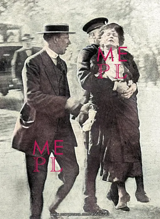 : MRS PANKHURST ARRESTED : MRS PANKHURST ARRESTED