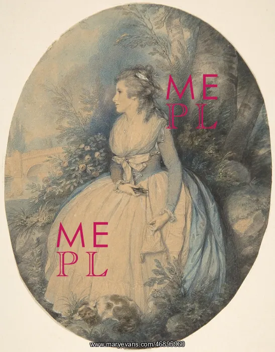 : Mrs. Robinson as Perdita, ca. 1779, Graphite : Mrs. Robinson as Perdita, ca. 1779, Graphite