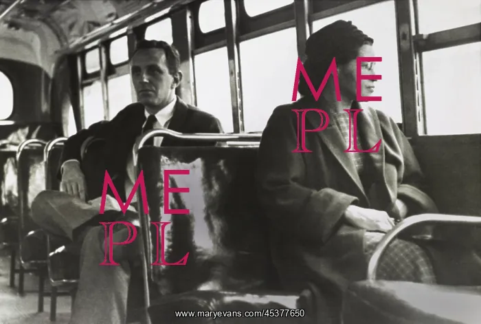 : Mrs. Rosa Parks, 43, in a forward seat of : Mrs. Rosa Parks, 43, in a forward seat of