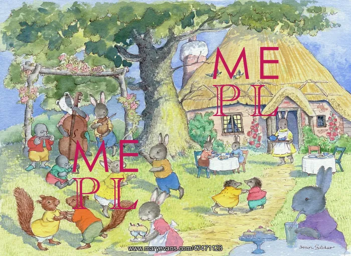 : Mrs Truffles Tea Dance ' with rabbits etc : Mrs Truffles Tea Dance ' with rabbits etc