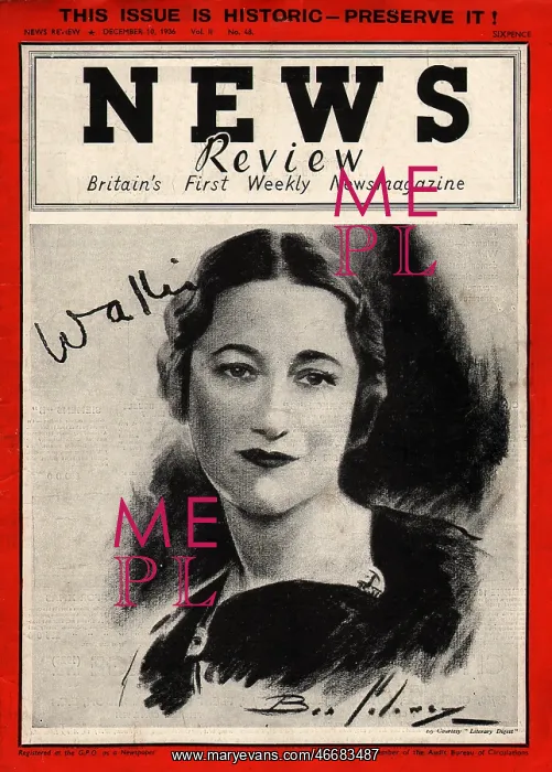 : Mrs Wallis Simpson : Mrs Wallis Simpson