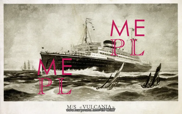 : MS Vulcania - Cosulich Line : MS Vulcania - Cosulich Line