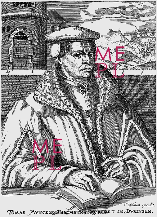 : Muentzer, Thomas, circa 1490 - 27.5.1525, German : Muentzer, Thomas, circa 1490 - 27.5.1525, German