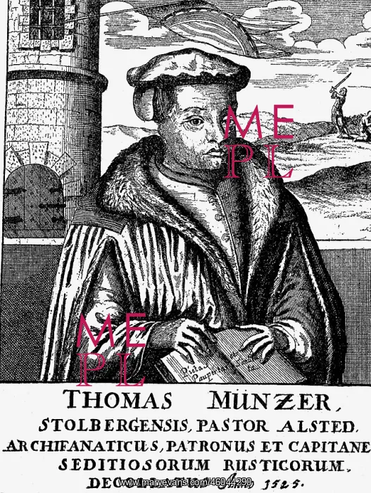 : Muentzer, Thomas, circa 1490 - 27.5.1525, German : Muentzer, Thomas, circa 1490 - 27.5.1525, German