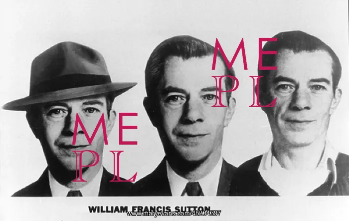 : Mug shots of Willie Sutton (1901-1980) from ? : Mug shots of Willie Sutton (1901-1980) from ?