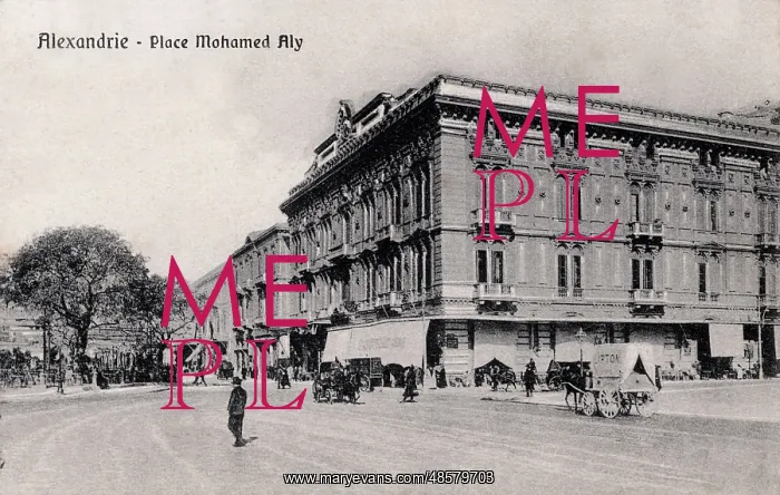 : Muhammad Ali Square in Alexandria, Egypt : Muhammad Ali Square in Alexandria, Egypt
