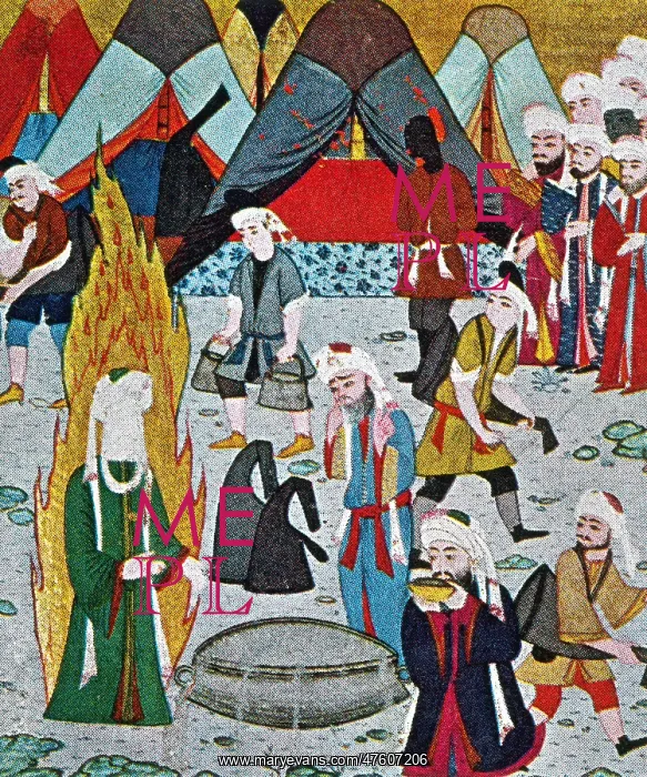 : Muhammad Conjures a Well in the Desert : Muhammad Conjures a Well in the Desert