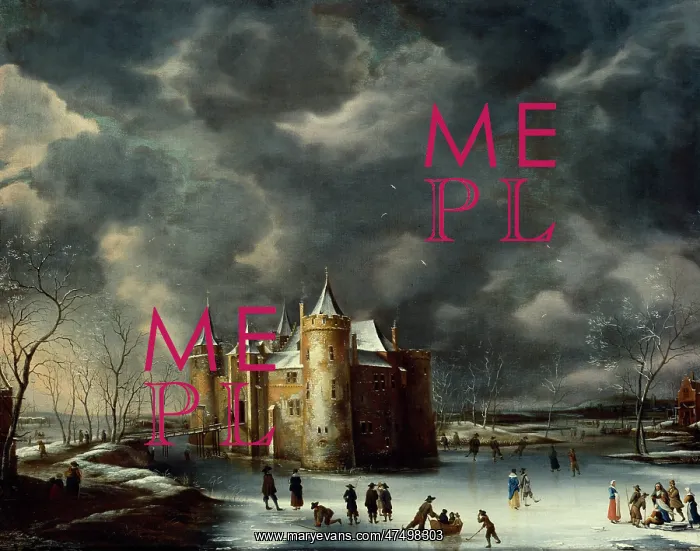 : Muiden Castle in Winter : Muiden Castle in Winter