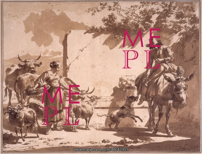 : Mule-driver and shepherdess : Mule-driver and shepherdess