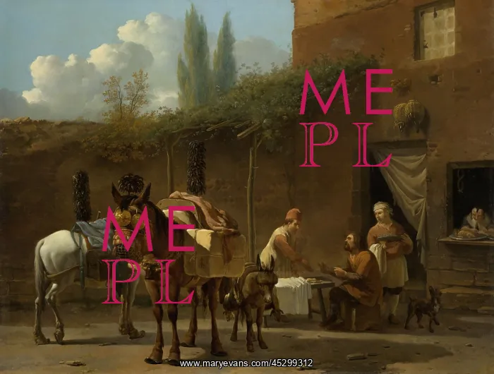 : Muleteers at an Inn : Muleteers at an Inn