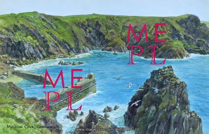 : Mullion Cove, Lizard Peninsula, Cornwall : Mullion Cove, Lizard Peninsula, Cornwall