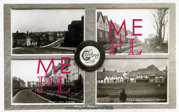 : Multi-view postcard of Harborne Moorpool Estate : Multi-view postcard of Harborne Moorpool Estate