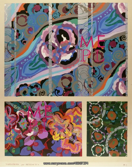 : Multicoloured abstract art deco designs : Multicoloured abstract art deco designs