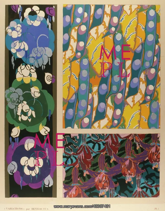 : Multicoloured abstract art deco designs : Multicoloured abstract art deco designs