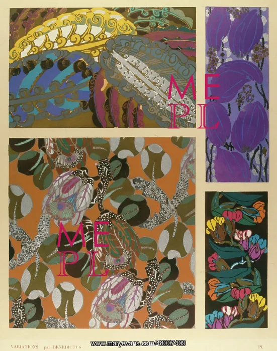 : Multicoloured abstract art deco designs : Multicoloured abstract art deco designs