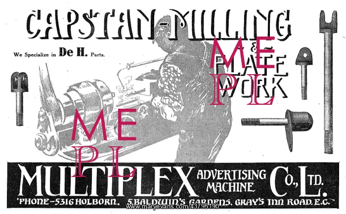: Multiplex Advertising Machine Co - Capstan : Multiplex Advertising Machine Co - Capstan