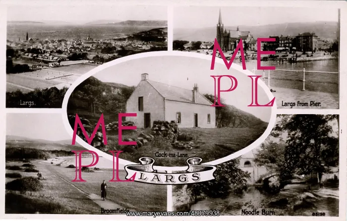 : Multiview Card, Largs, Ayrshire : Multiview Card, Largs, Ayrshire