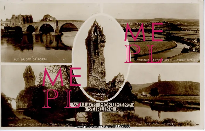 : Multiview with Wallace Monument, Stirling, Stirlingshire : Multiview with Wallace Monument, Stirling, Stirlingshire