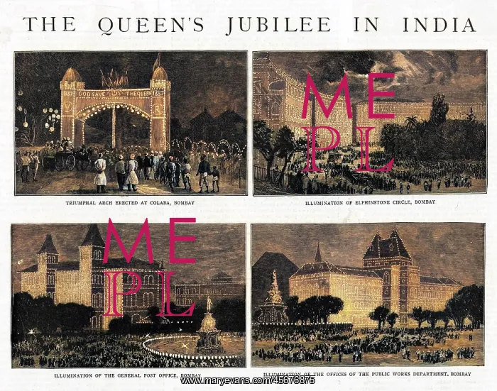 : Mumbai - Triumphal Arch / Elphinstone Circle / Post Office : Mumbai - Triumphal Arch / Elphinstone Circle / Post Office