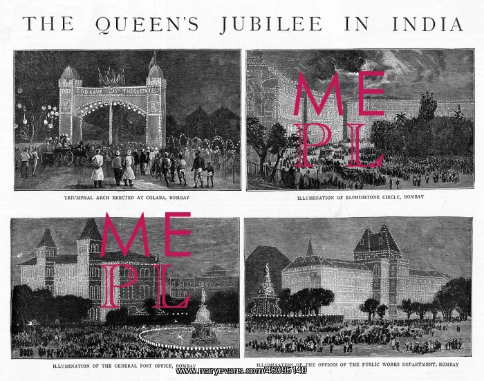 : Mumbai - Triumphal Arch / Elphinstone Circle / Post Office : Mumbai - Triumphal Arch / Elphinstone Circle / Post Office