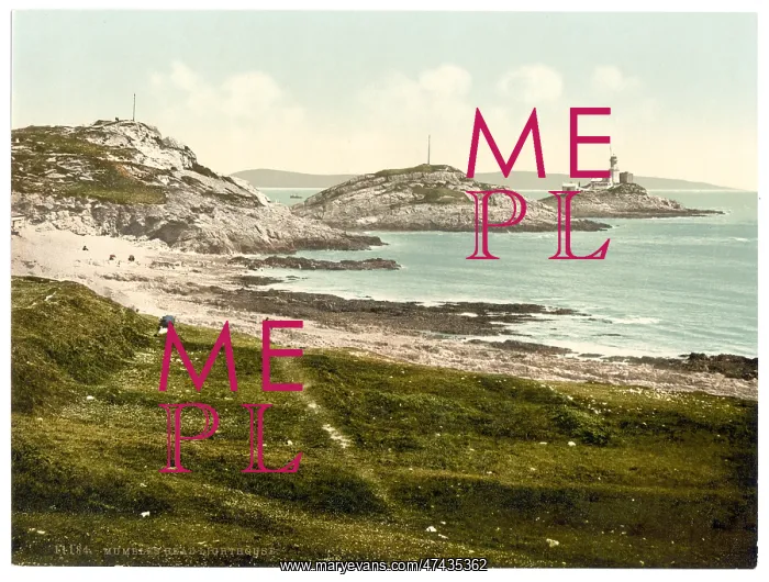 : Mumbles Head Lighthouse, Mumbles, Wales : Mumbles Head Lighthouse, Mumbles, Wales