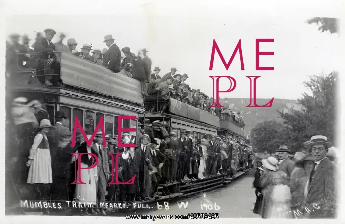 : The Mumbles Train, Mumbles, Glamorgan : The Mumbles Train, Mumbles, Glamorgan