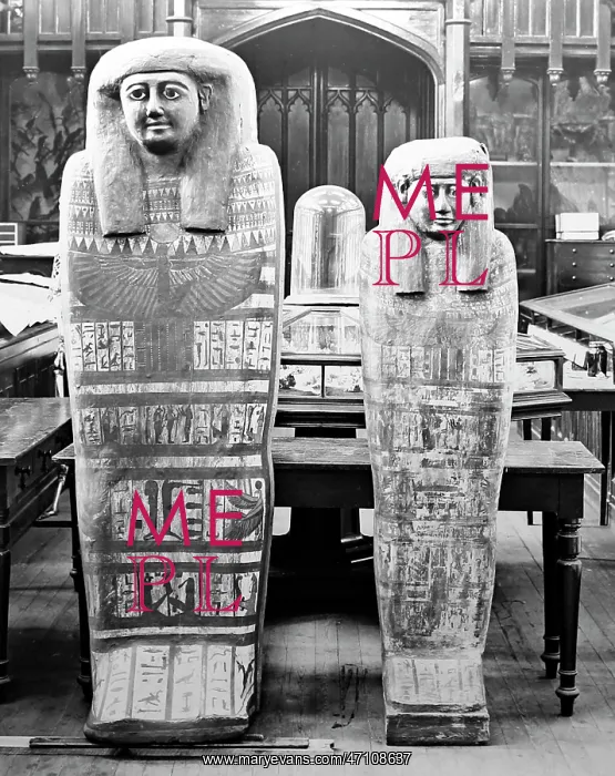  : Mummies in the Cairo Museum, Egypt, Victorian period
