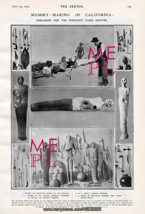 : Mummy-making in California : Mummy-making in California