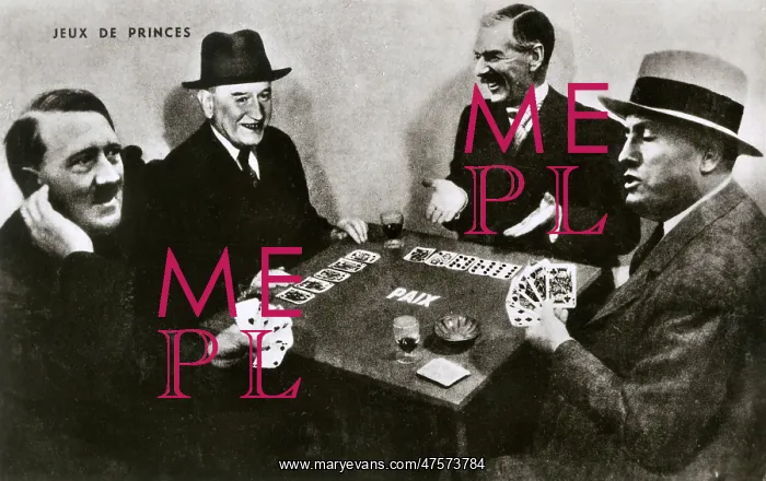: The Munich Agreement, Political Satire : The Munich Agreement, Political Satire