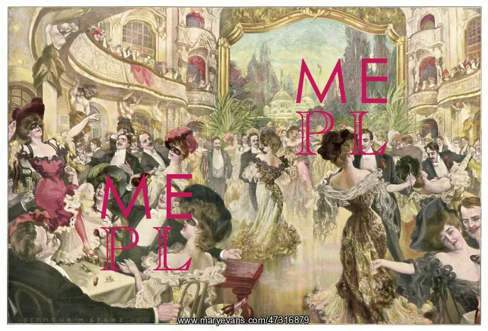 : MUNICH MASKED BALL 1890S : MUNICH MASKED BALL 1890S