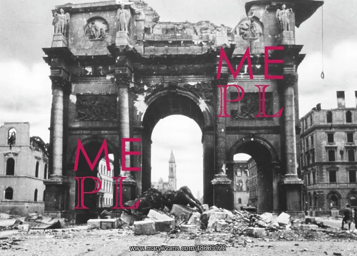 : The Munich Siegestor - Victory Gate, 1944 : The Munich Siegestor - Victory Gate, 1944