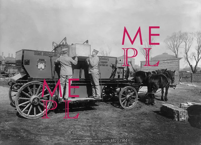 : Municipal garbage disposal in Berlin, 1907 : Municipal garbage disposal in Berlin, 1907
