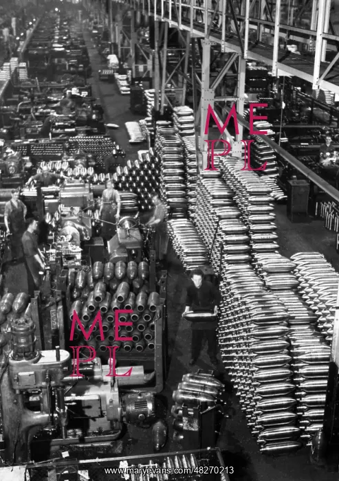 : Munitions factory, 1940 : Munitions factory, 1940