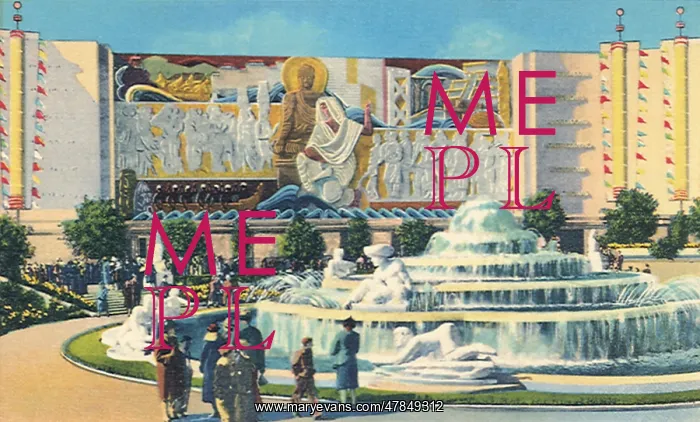 : Mural and Fountain. San Francisco : Mural and Fountain. San Francisco