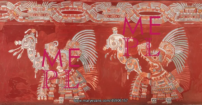 : Mural, Museo Nacional de Antropologia, Mexico City, Mexico : Mural, Museo Nacional de Antropologia, Mexico City, Mexico