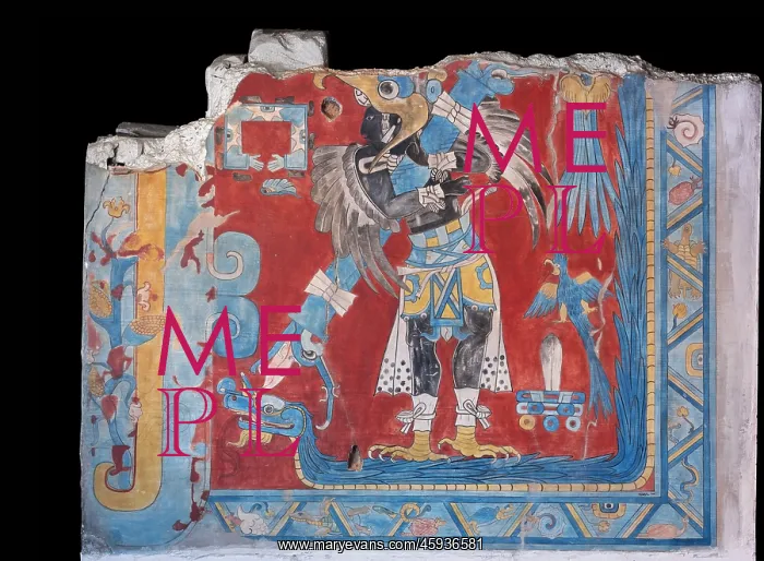 : Mural, Museo Nacional de Antropologia, Mexico City, Mexico : Mural, Museo Nacional de Antropologia, Mexico City, Mexico
