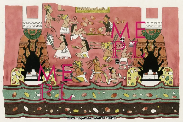  : Mural from Teotihuacan, Mexico