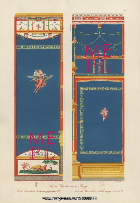 : Murals from houses in Pompeii : Murals from houses in Pompeii
